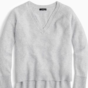 V-neck sweater in supersoft yarn